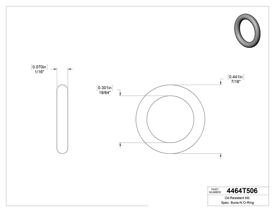Technical drawing - 4464T506